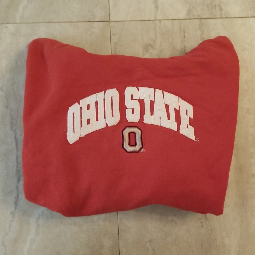 NCAA Ohio State hoodie sweatshirt crop Sz: M